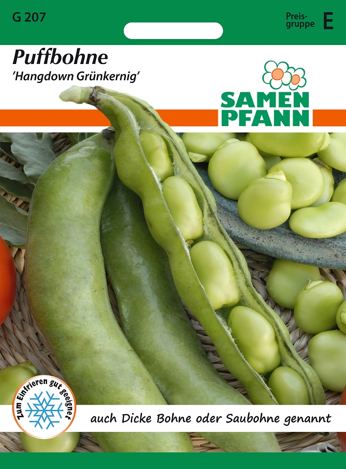Puffbohnen Hangdown Grünkernig Samen