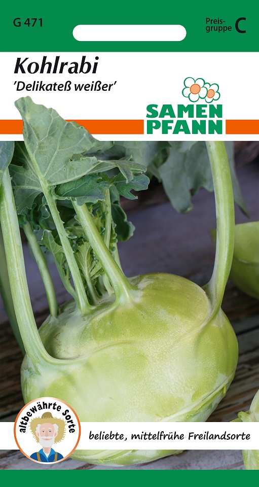 Kohlrabi Delikateß weiß Samen