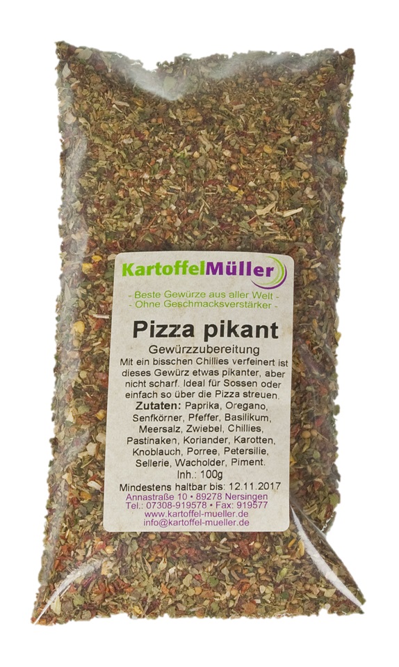 Pizza pikant 100g