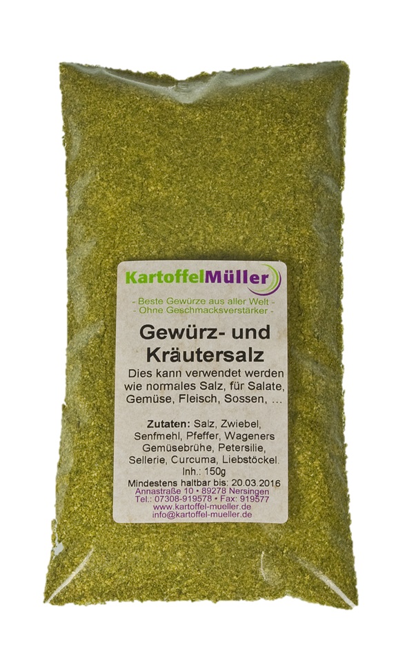 Gewürz- und Kräutersalz 150g