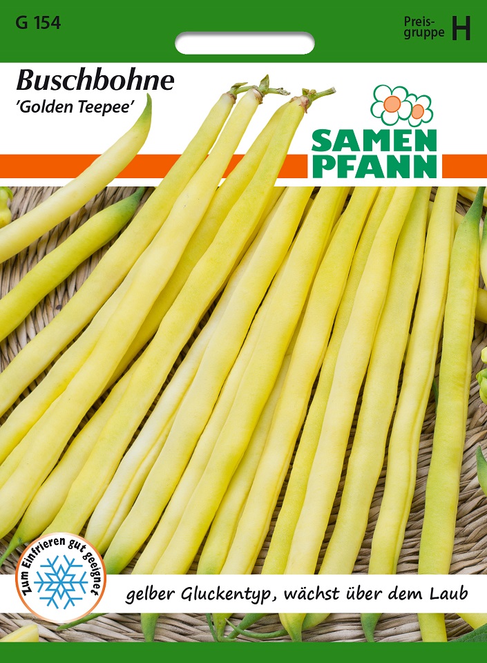 Buschbohnen Golden Teepee Samen