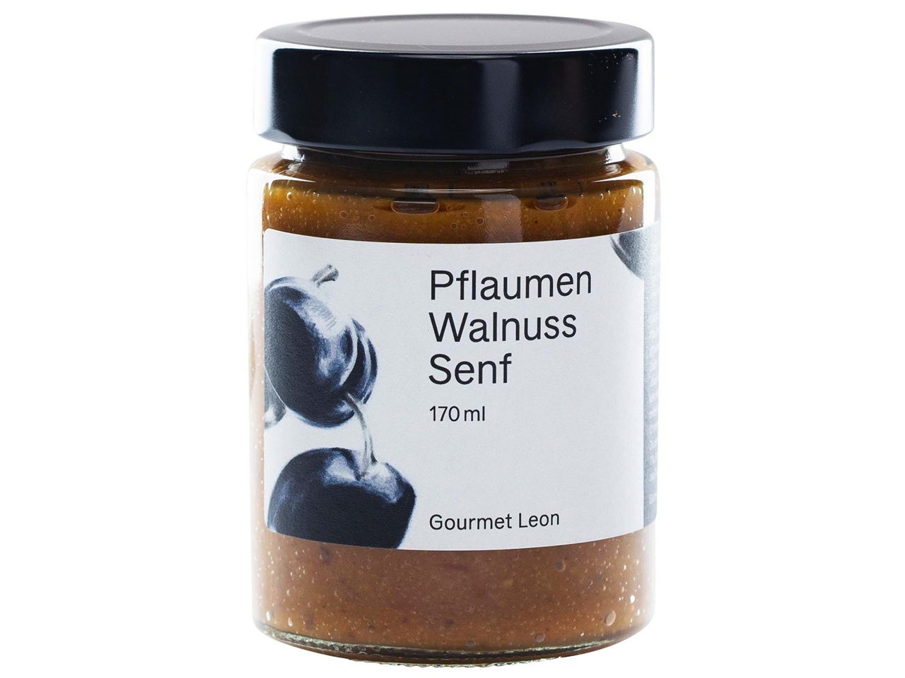 Pflaumen Walnuss Senf