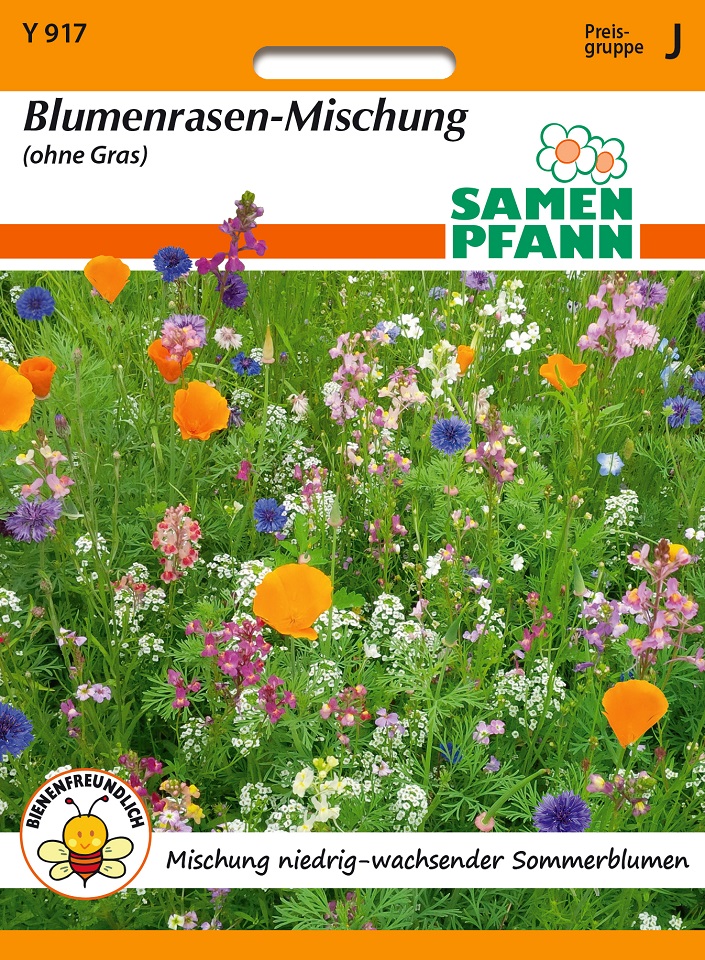 Blumenrasen Mischung (ohne Gras) Samen