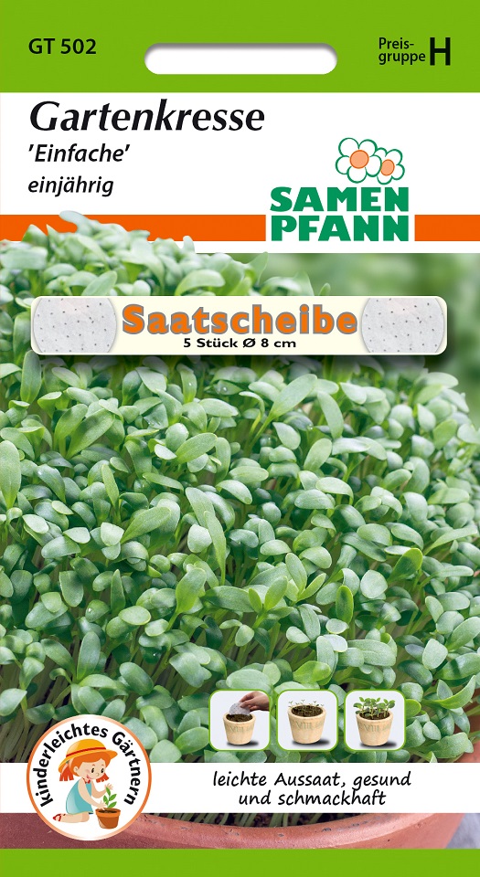 Gartenkresse Saatscheiben